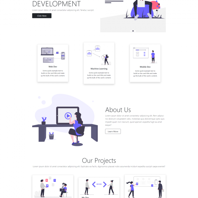 Bootstrap 5 Custom Website Created Using Bootstrap
