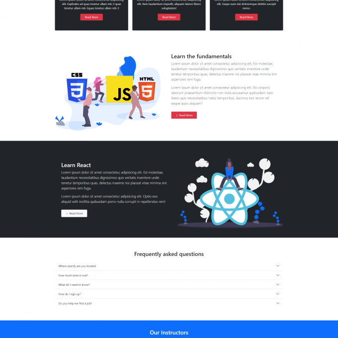 Bootstrap 5 Website Created Using Bootstrap 5