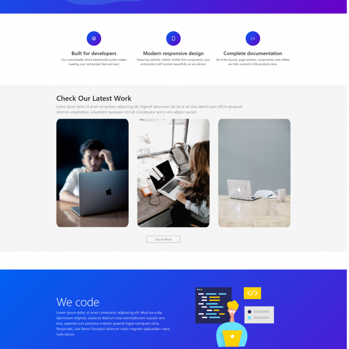 Landing Page Using Bootstrap 5 Created Using Bootstrap